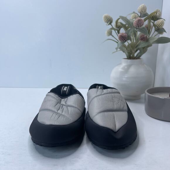 P448 Laby Quilted Puffer Slip On Sneaker Comfort Round Toe Grey Women 7.5/EU 38 - Picture 6 of 9